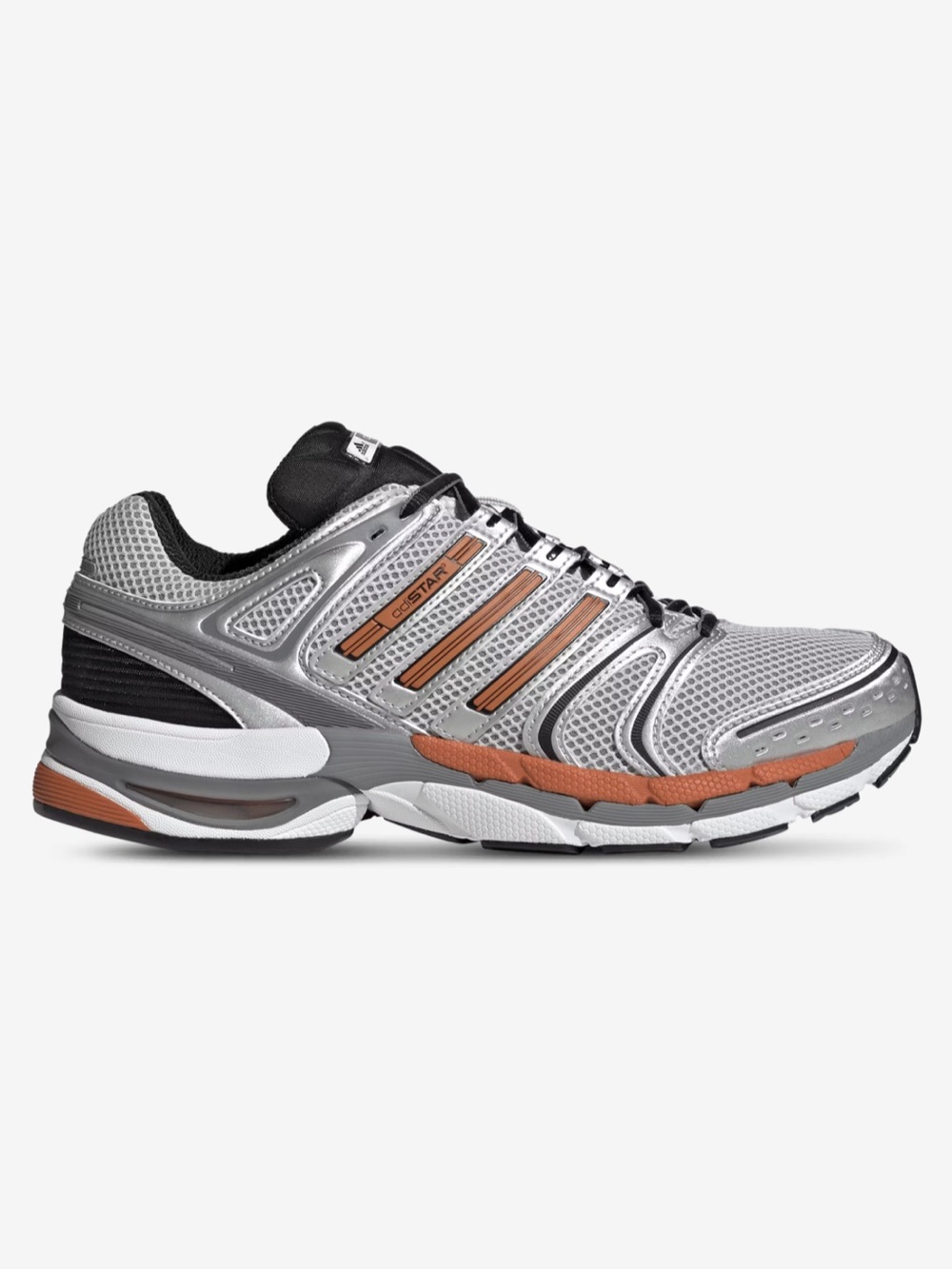 Adidas ADISTAR CONTROL 5 sneakers gray orange silver running shoe menβs size 16
